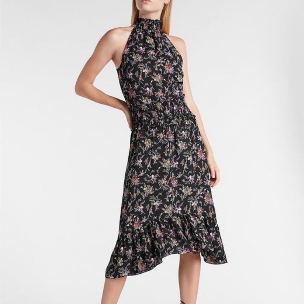 Express Floral Midi Dress